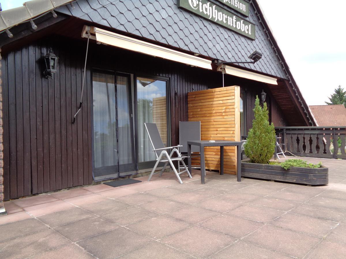 Hotel Garni Eichhornkobel Faßberg Eksteriør billede
