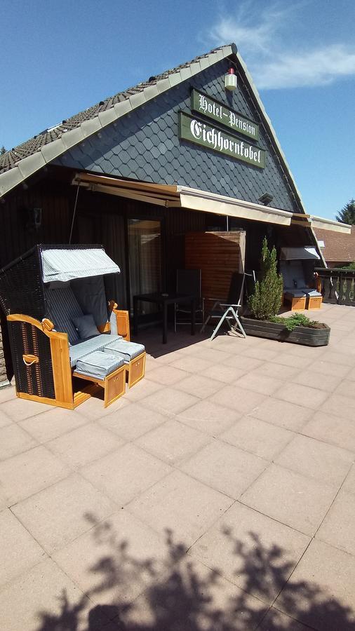 Hotel Garni Eichhornkobel Faßberg Eksteriør billede